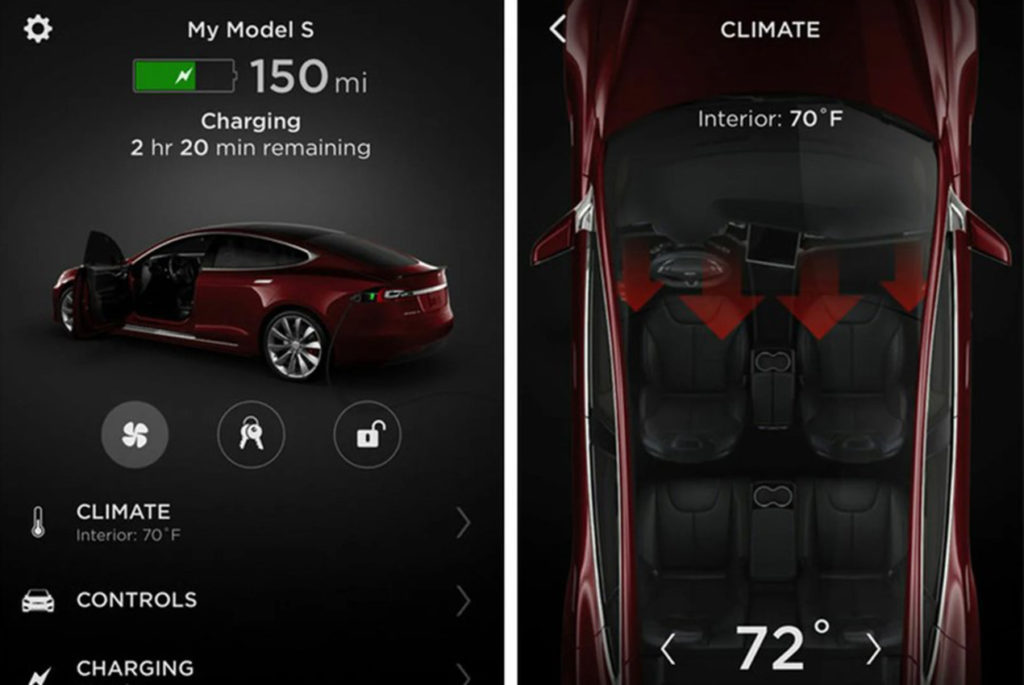 Tesla Model S for iPhone